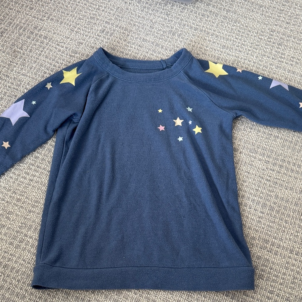 Chaser Kids Star Thin Crew Neck Sweatshirt